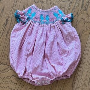 Seahorse Bishop Bubble Romper Shrimp And Grits Kids